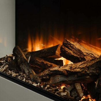 British Fires New Forest 1900 1/2/3 Sided Electric Fire - Image 3