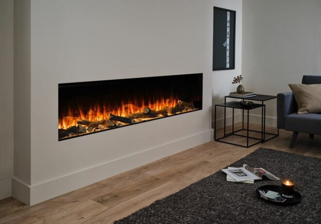 British Fires New Forest 1900 1/2/3 Sided Electric Fire