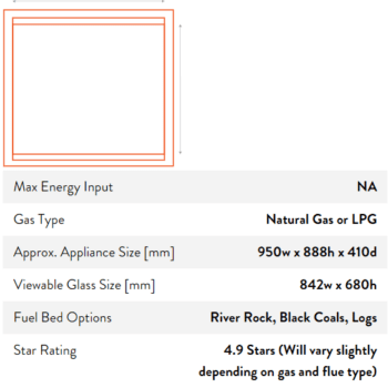 Escea DF990 Gas Fireplace - Image 4