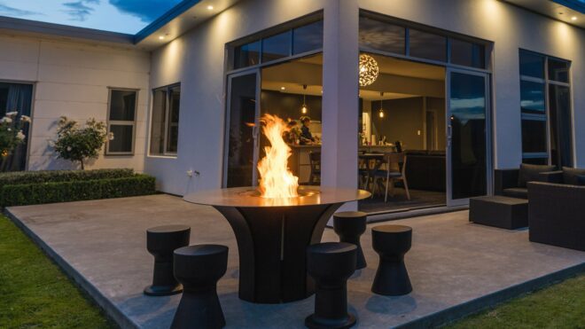 Escea EP1350 Fire Table – Outdoor Wood Fire Table