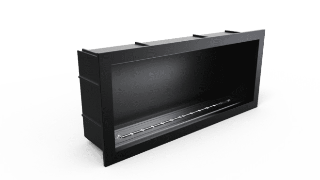 ICON Slimline Firebox 1350 - Black Fascia