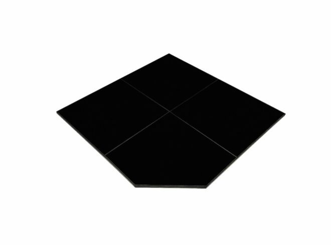 Maxiheat Black Gloss Tiled Hearth